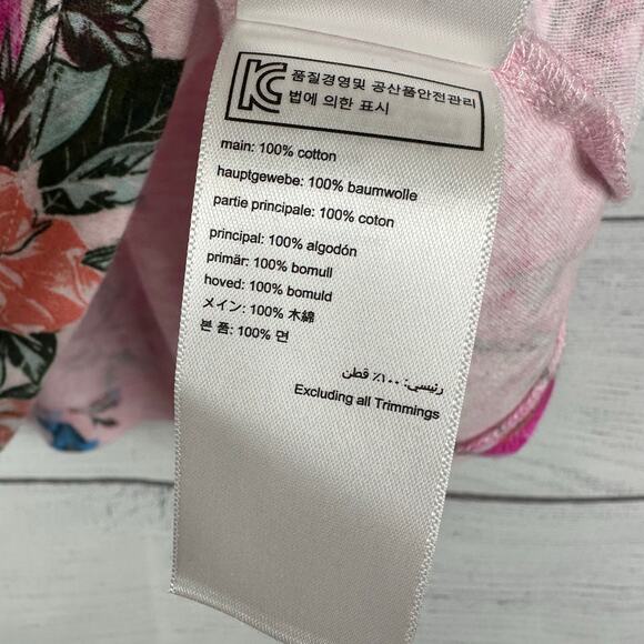 Joules Baby Girls 12-18 months Christina 216653 Floral Long Sleeve Dress Pink - Picture 8 of 9